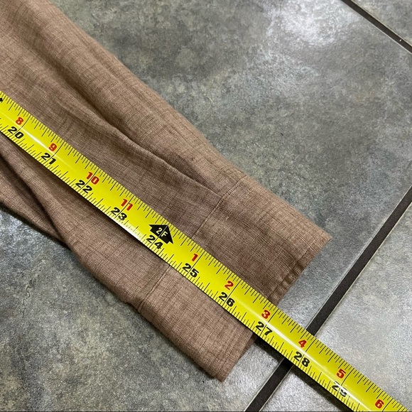 Apolis Global Citizen Military Woven Button Linen Work LS Shirt Men’s XL Office - Picture 10 of 10